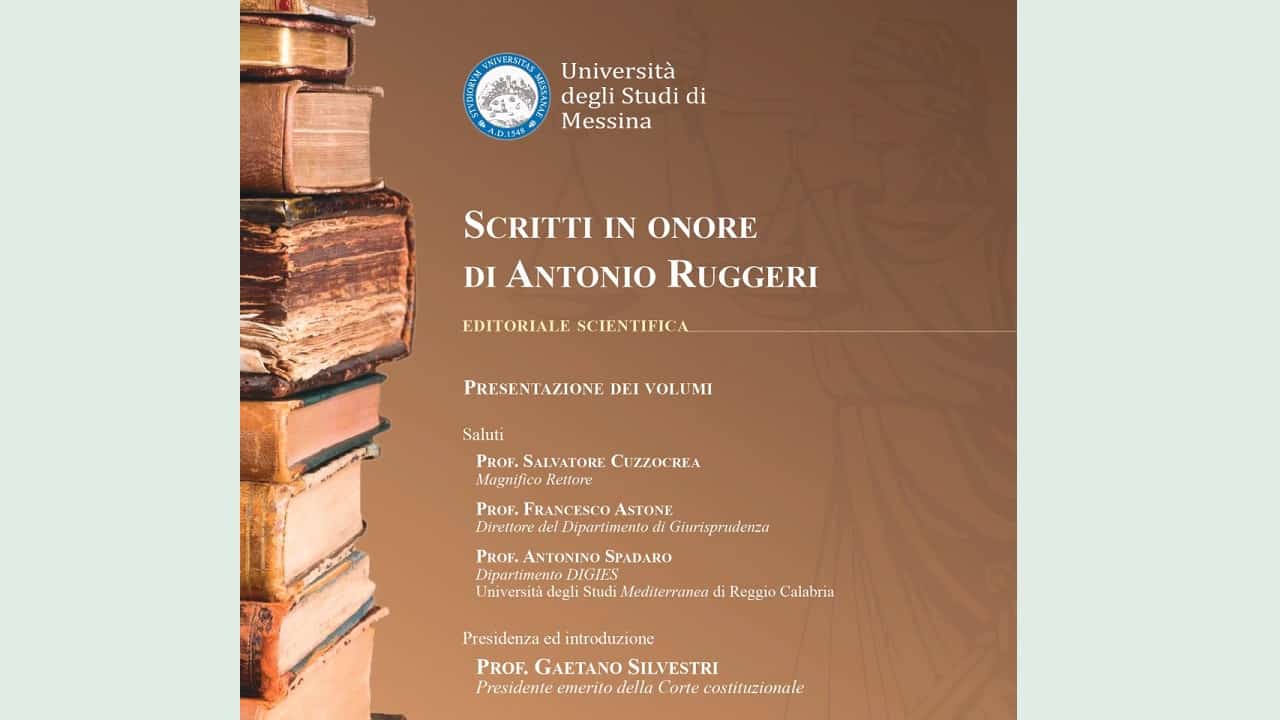 SCRITTI IN ONORE DI ANTONIO RUGGERI