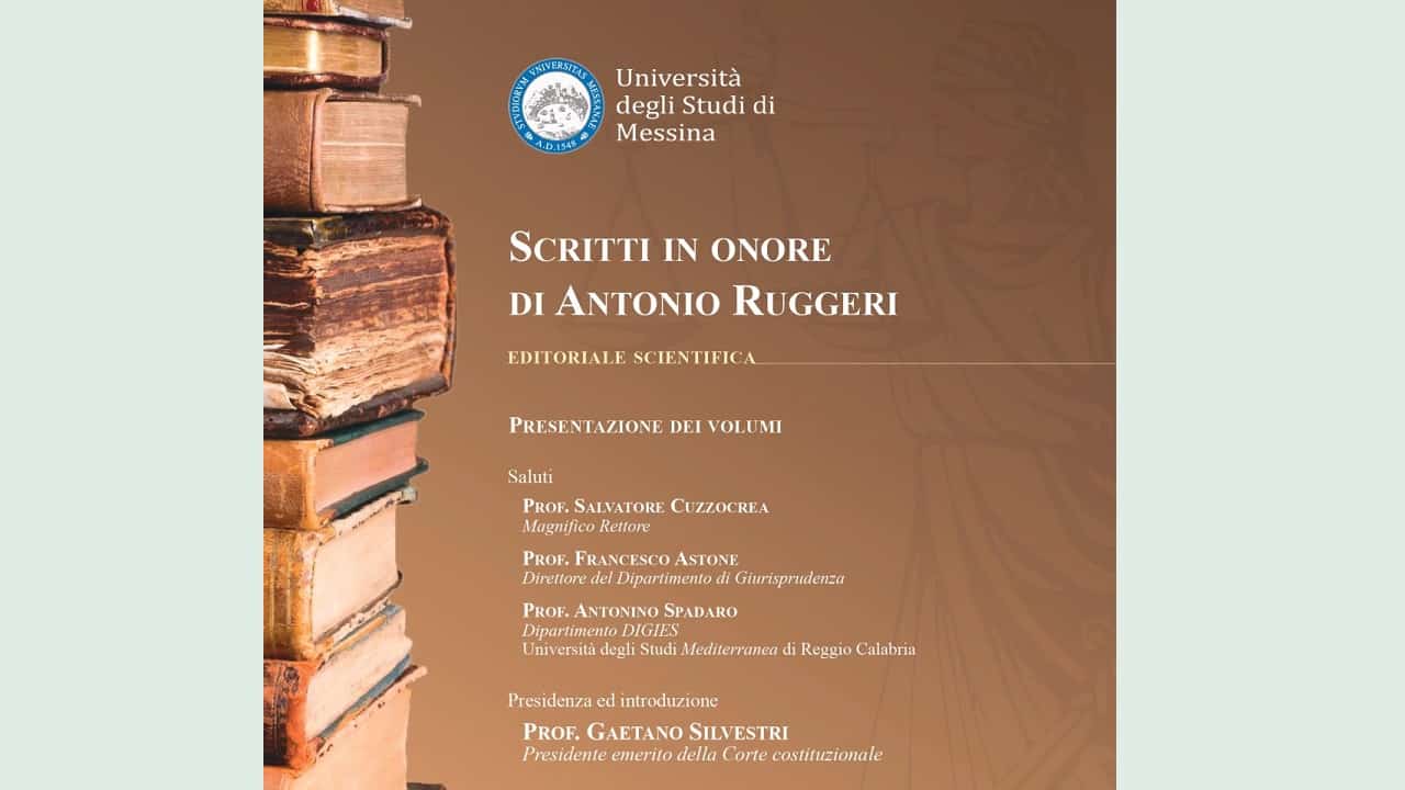 SCRITTI IN ONORE DI ANTONIO RUGGERI