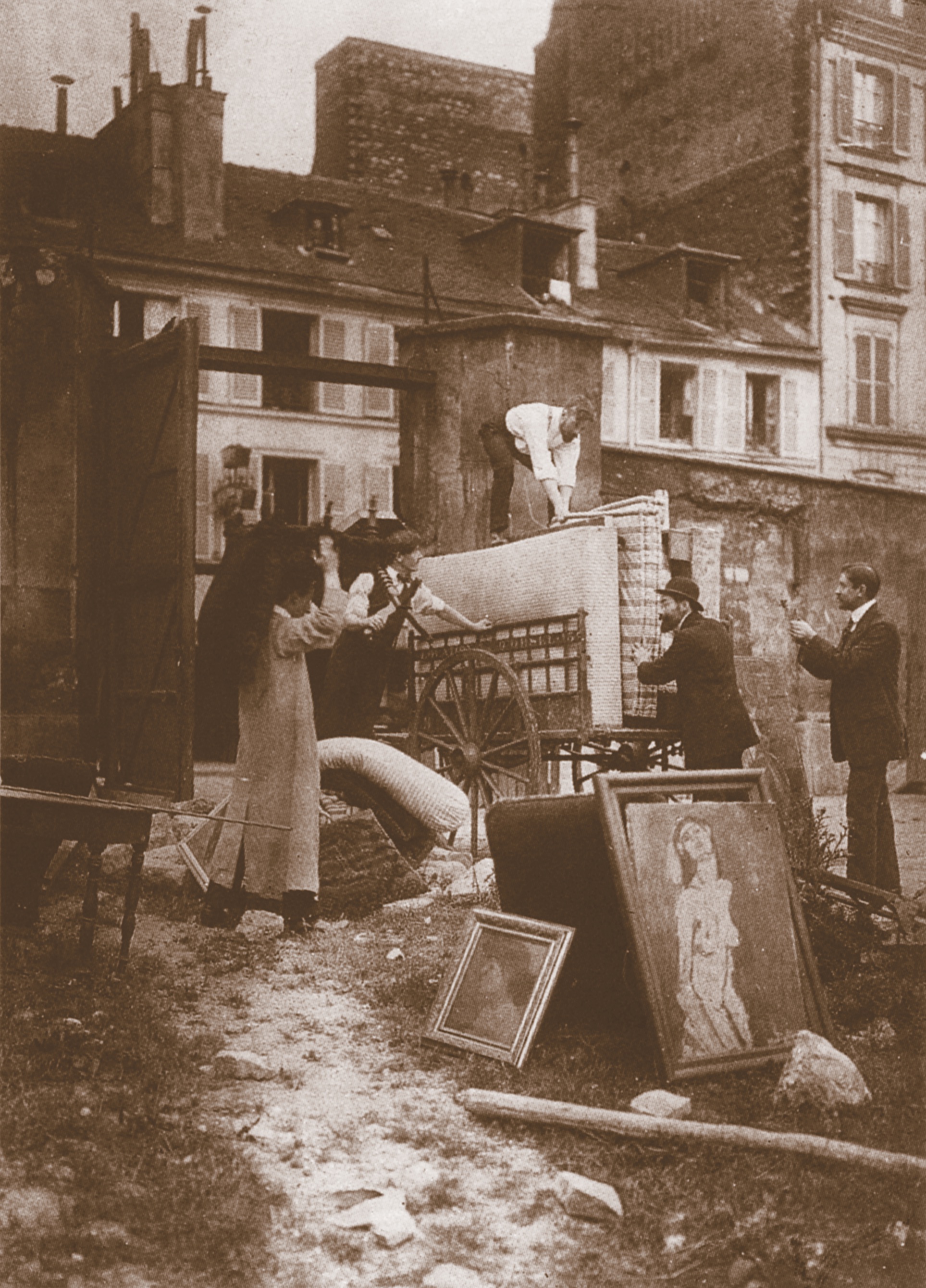 Parigi-5-luglio-1913.-Trasloco-dal-7-di-rue-du-Delta-di-Place-Dancourt Parigi-5-luglio-1913.-Trasloco-dal-7-di-rue-du-Delta-di-Place-Dancourt