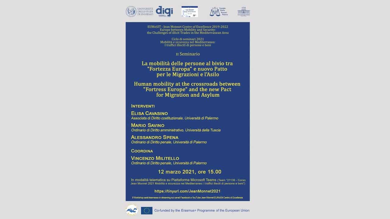 Nuovo Patto sulla Migrazione e l’asilo: un cambio di passo per la mobilità delle persone in Europa? Forum a cura di Vincenzo Militello​, ​Mario Savino, Elisa Cavasino e Alessandro Spena​ 