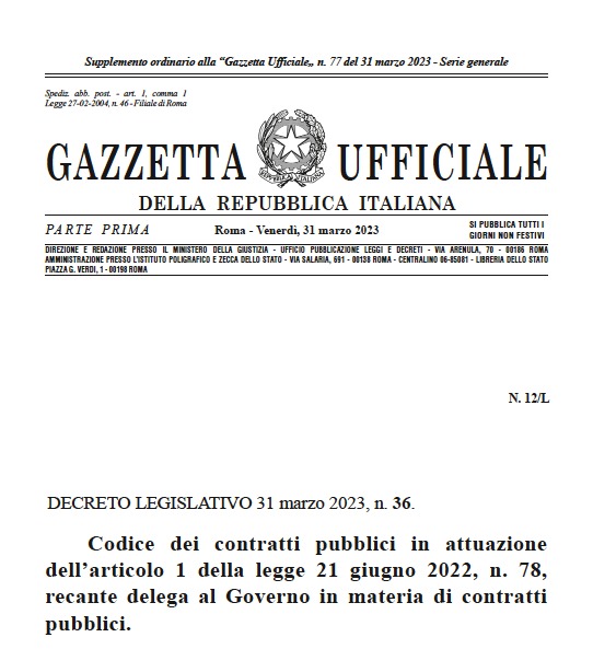 I principi generali del nuovo Codice dei contratti pubblici di Fabio Saitta