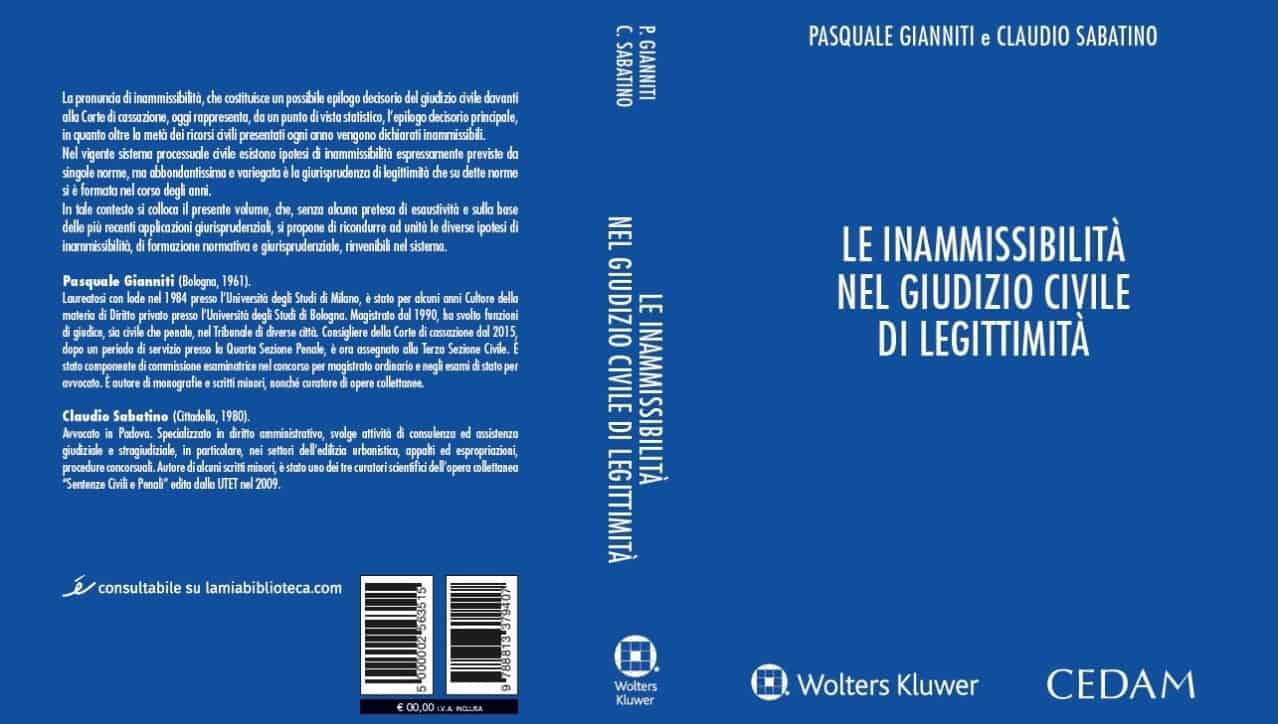 Recensione di Luigi Salvato a “Le inammissibilità nel giudizio civile di legittimità” di Pasquale Gianniti e Claudio Sabatino