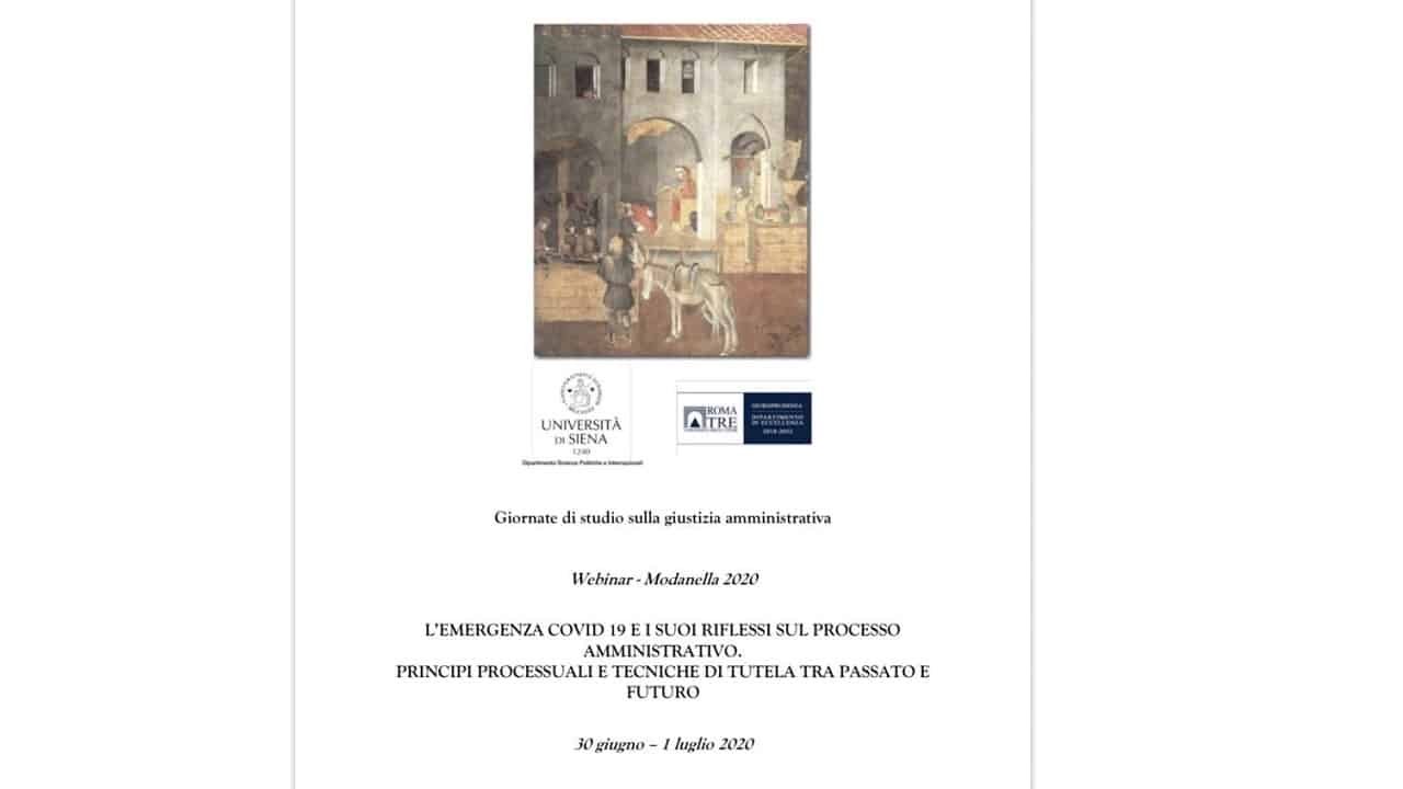 L’emergenza Covid-19 e i suoi riflessi sul processo amministrativo. Principi processuali e tecniche di tutela tra passato e futuro.