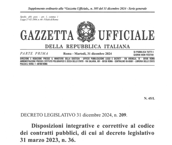 Correttivo 2024 e collegio consultivo tecnico: prime osservazioni.