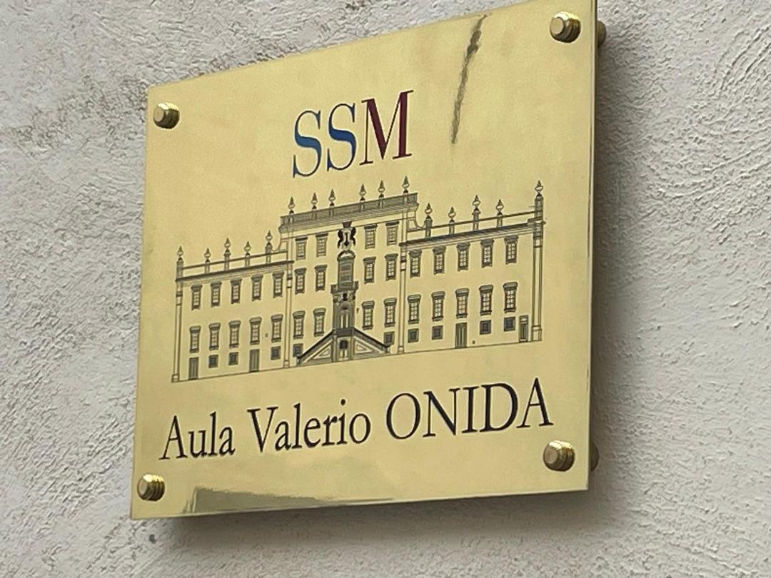 L’aula “Valerio Onida” della Scuola Superiore della Magistratura